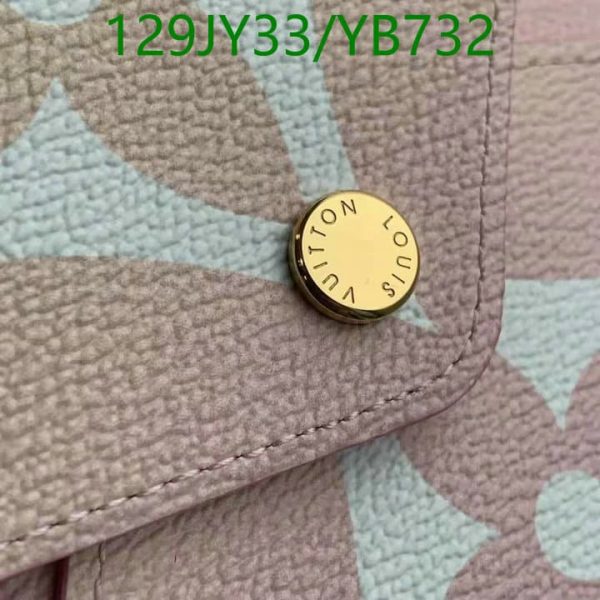 Louis Vuitton 1:1 Mirror Replica Multicolor Quilted Textile Medium Rainbow Flap Gold Hardware YB73231256784