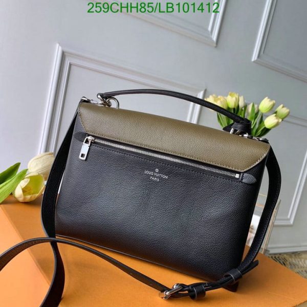 Louis Vuitton 1:1 Mirror Replica MyLockMe Laurier Toffee Latte Black LB10141231231