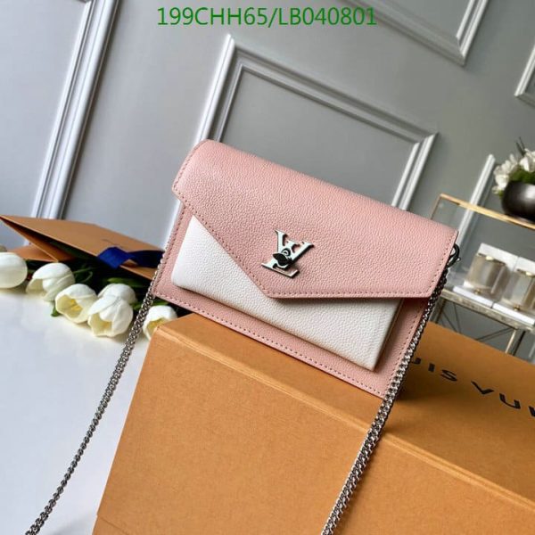 Louis Vuitton 1:1 Mirror Replica Mylockme Chain Pochette Bag LB04080126984