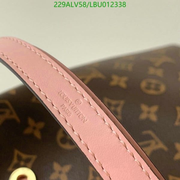 Louis Vuitton 1:1 Mirror Replica NEONOE Handbag Monogram Canvas MM Poppy LBU0123383124