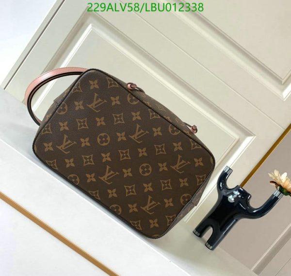 Louis Vuitton 1:1 Mirror Replica NEONOE Handbag Monogram Canvas MM Poppy LBU0123383124