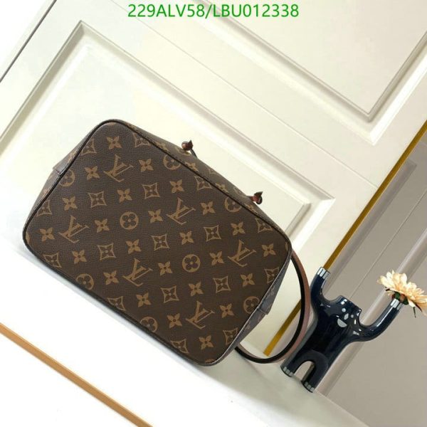 Louis Vuitton 1:1 Mirror Replica NEONOE Handbag Monogram Canvas MM Poppy LBU0123383124