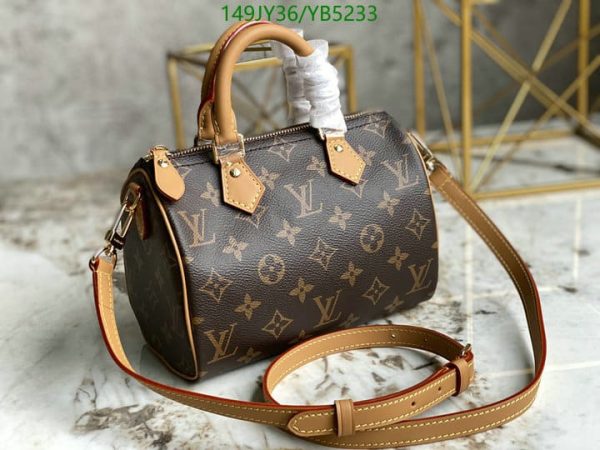 Louis Vuitton 1:1 Mirror Replica Nano Speedy Bandouliere YB52334325678