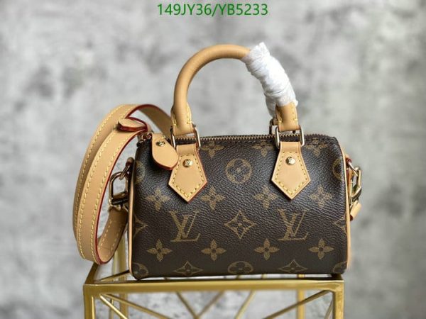 Louis Vuitton 1:1 Mirror Replica Nano Speedy Bandouliere YB52334325678