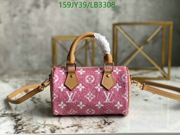 Louis Vuitton 1:1 Mirror Replica Nano Speedy Pink  LB33084326578