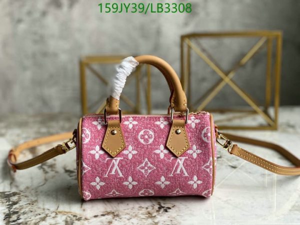 Louis Vuitton 1:1 Mirror Replica Nano Speedy Pink  LB33084326578