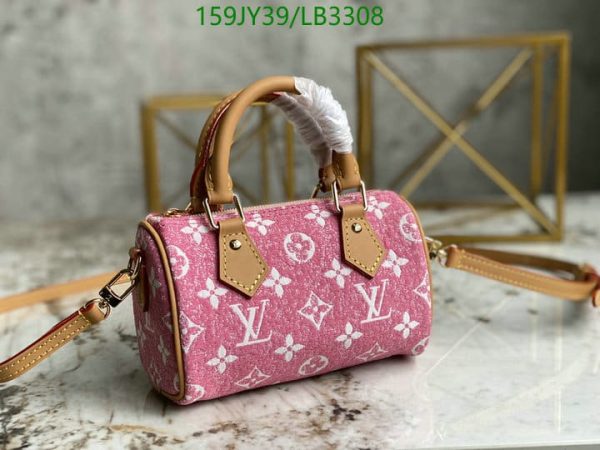 Louis Vuitton 1:1 Mirror Replica Nano Speedy Pink  LB33084326578