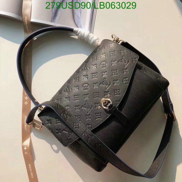 Louis Vuitton 1:1 Mirror Replica Navy Monogram Empreinte Blanche BB Gold Hardware LB06302921367