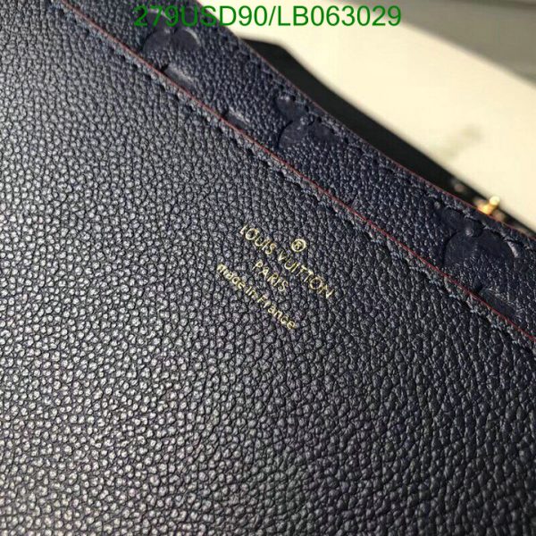 Louis Vuitton 1:1 Mirror Replica Navy Monogram Empreinte Blanche BB Gold Hardware LB06302921367