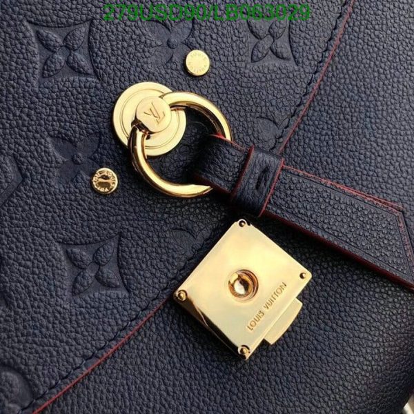 Louis Vuitton 1:1 Mirror Replica Navy Monogram Empreinte Blanche BB Gold Hardware LB06302921367