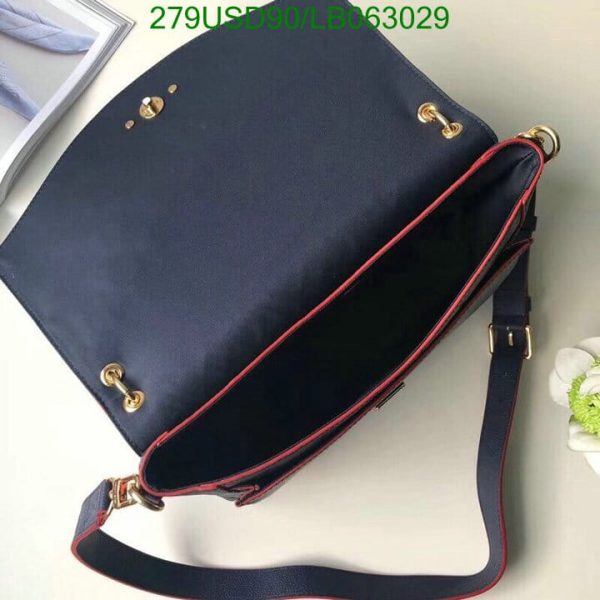 Louis Vuitton 1:1 Mirror Replica Navy Monogram Empreinte Blanche BB Gold Hardware LB06302921367