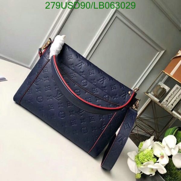 Louis Vuitton 1:1 Mirror Replica Navy Monogram Empreinte Blanche BB Gold Hardware LB06302921367