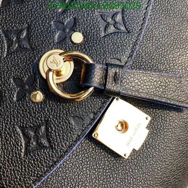 Louis Vuitton 1:1 Mirror Replica Navy Monogram Empreinte Blanche BB Gold Hardware LB06302921367