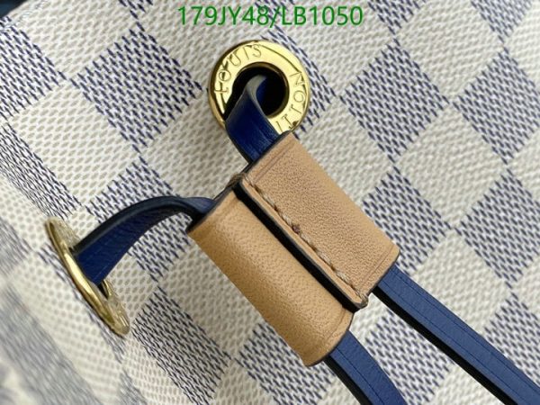 Louis Vuitton 1:1 Mirror Replica NeoNoe Handbag Damier with Braided Detail MM  LB10506754321