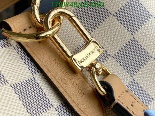 Louis Vuitton 1:1 Mirror Replica NeoNoe Handbag Damier with Braided Detail MM  LB10506754321