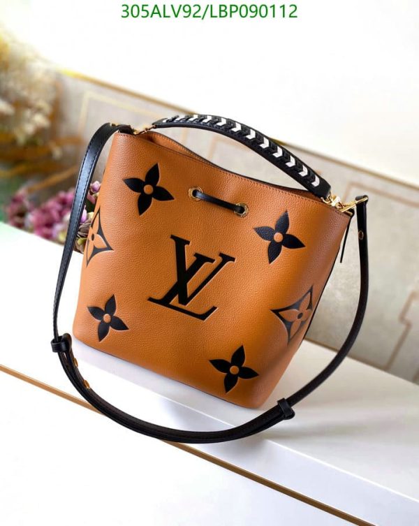 Louis Vuitton 1:1 Mirror Replica NeoNoe Handbag Limited Edition Crafty Monogram Empreinte Giant MM LBP0901122887