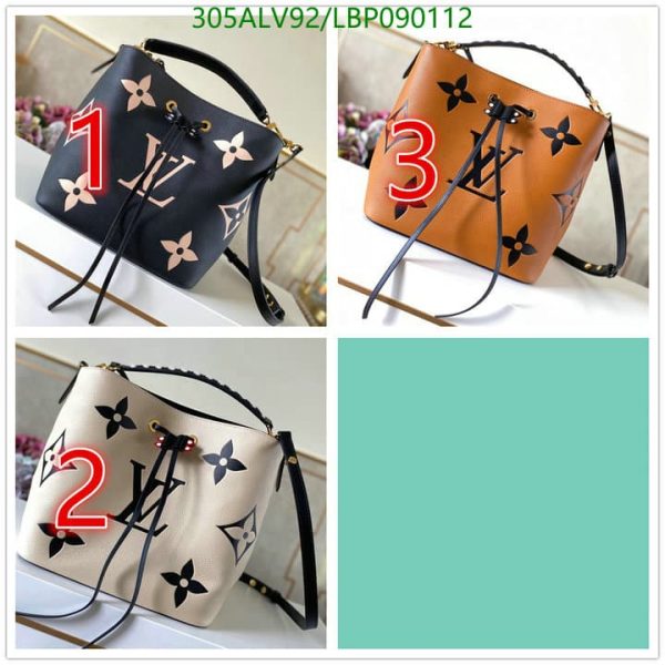 Louis Vuitton 1:1 Mirror Replica NeoNoe Handbag Limited Edition Crafty Monogram Empreinte Giant MM LBP0901122887