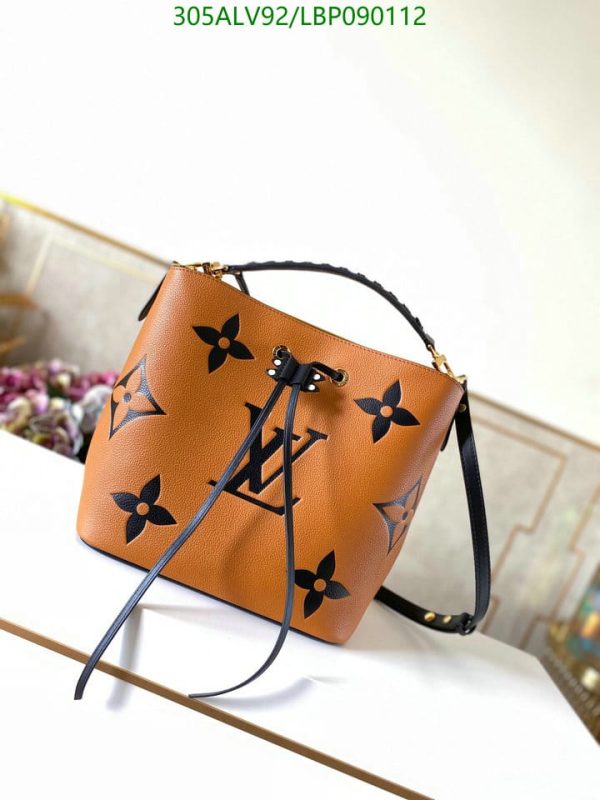 Louis Vuitton 1:1 Mirror Replica NeoNoe Handbag Limited Edition Crafty Monogram Empreinte Giant MM LBP0901122887