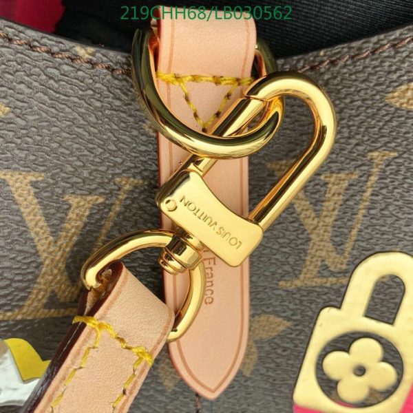 Louis Vuitton 1:1 Mirror Replica NeoNoe Handbag Love Lock Monogram Canvas LB03056298965