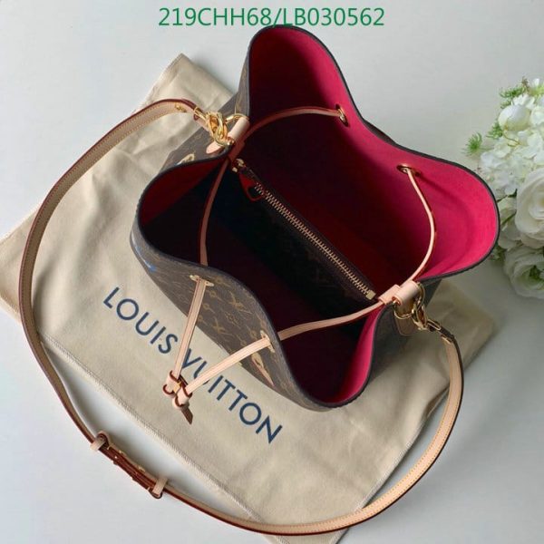 Louis Vuitton 1:1 Mirror Replica NeoNoe Handbag Love Lock Monogram Canvas LB03056298965