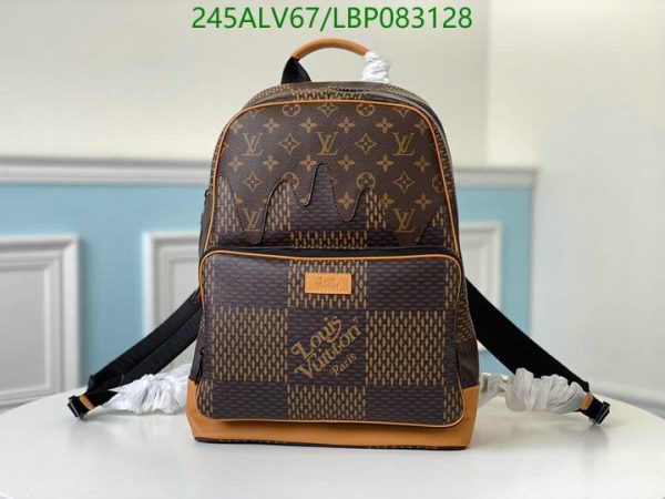 Louis Vuitton 1:1 Mirror Replica Nigo Canvas Backpack LBP0831281259