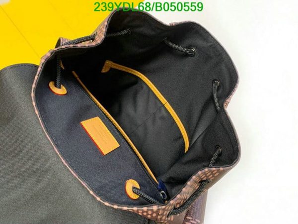 Louis Vuitton 1:1 Mirror Replica Nigo Christopher Backpack B0505599675432