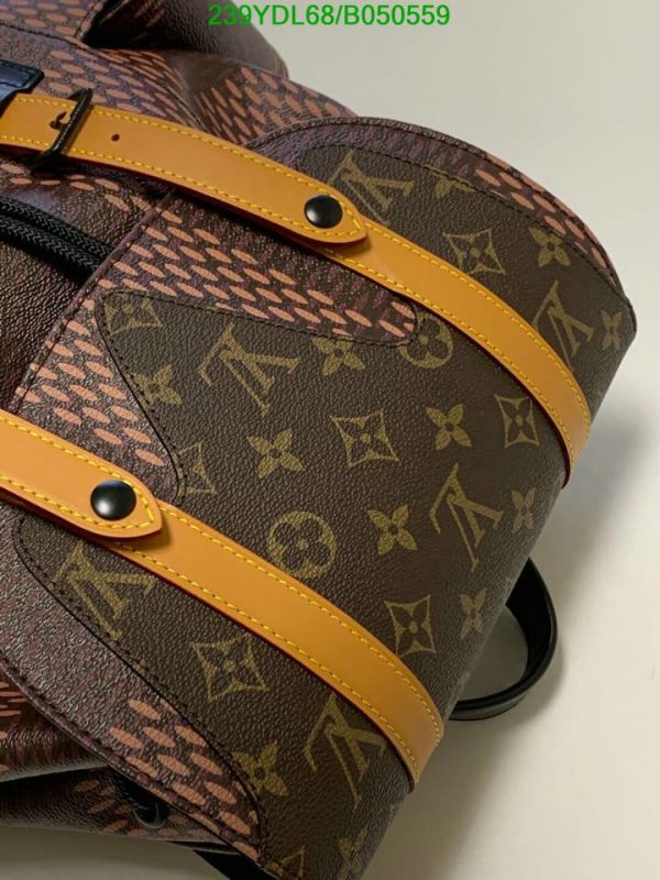 Louis Vuitton 1:1 Mirror Replica Nigo Christopher Backpack B0505599675432