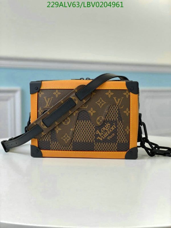 Louis Vuitton 1:1 Mirror Replica Nigo Soft Trunk Giant Damier Ebene Bag LBV0204961563