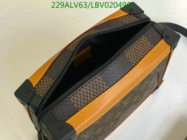 Louis Vuitton 1:1 Mirror Replica Nigo Soft Trunk Giant Damier Ebene Bag LBV0204961563