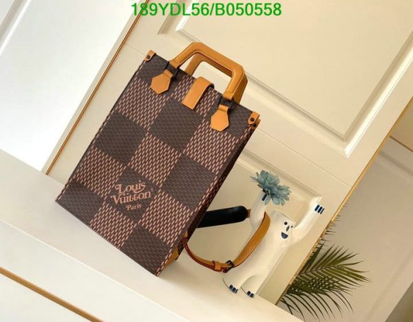 Louis Vuitton 1:1 Mirror Replica Nigo Tote Giant Damier and Monogram Canvas Mini  B050558312567