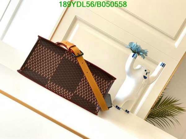 Louis Vuitton 1:1 Mirror Replica Nigo Tote Giant Damier and Monogram Canvas Mini  B050558312567