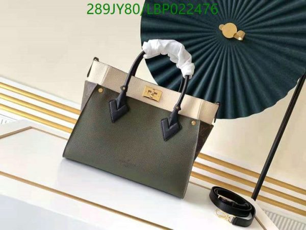 Louis Vuitton 1:1 Mirror Replica On My Side Leather Tote Bag LBP0224762365