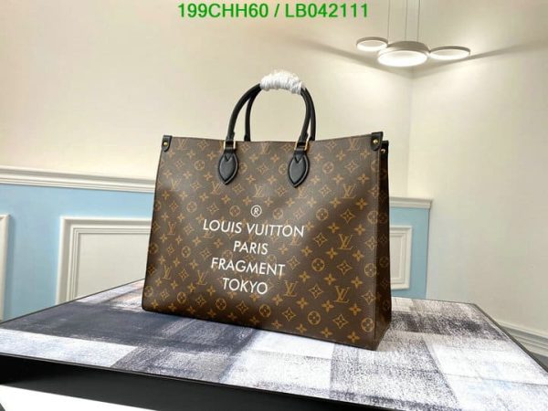 Louis Vuitton 1:1 Mirror Replica On The Go Tote Bag LB04211126984