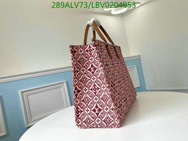 Louis Vuitton 1:1 Mirror Replica OnTheGo Jacquard Tote Bag LBV0204953226