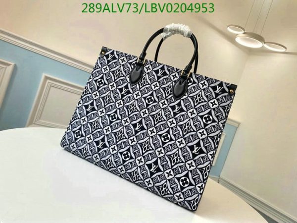 Louis Vuitton 1:1 Mirror Replica OnTheGo Jacquard Tote Bag LBV0204953226