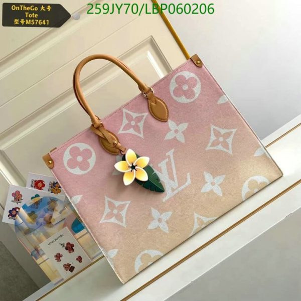 Louis Vuitton 1:1 Mirror Replica OnTheGo Tote Bag LBP0602061258