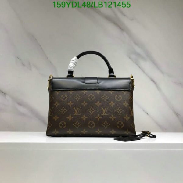 Louis Vuitton 1:1 Mirror Replica One Handle Flap Bag Monogram Canvas and Leather MM LB12145576543