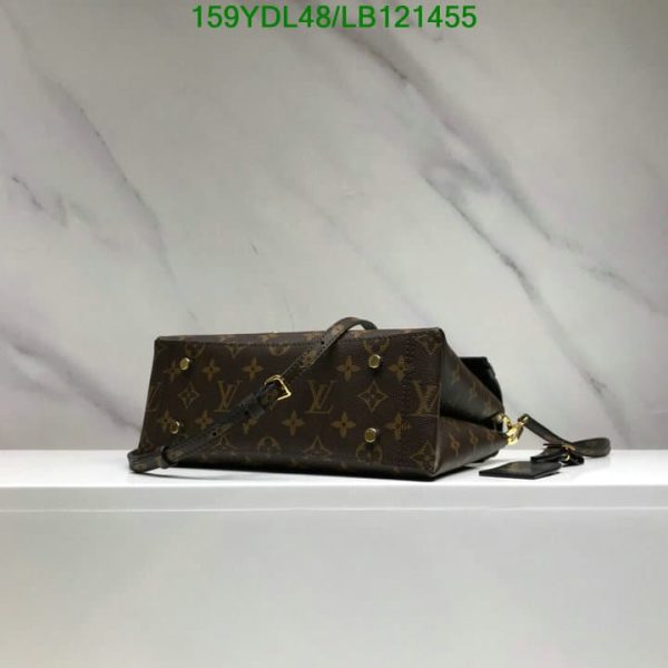 Louis Vuitton 1:1 Mirror Replica One Handle Flap Bag Monogram Canvas and Leather MM LB12145576543