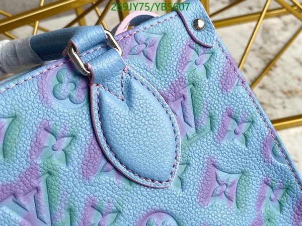 Louis Vuitton 1:1 Mirror Replica Onthego Stardust Lilas On The Go Leather Satchel YB56071031245