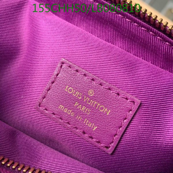 Louis Vuitton 1:1 Mirror Replica Outdoor Bumbag in Purple Monogram Denim LB08081076543