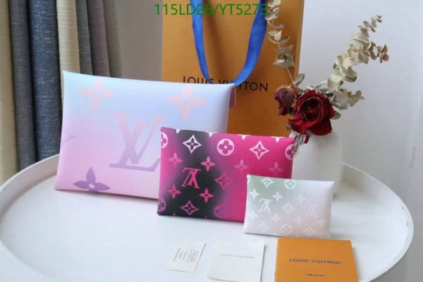 Louis Vuitton 1:1 Mirror Replica Pastel Sunset Kirigami Pochette Trio Pouch YT52738521367