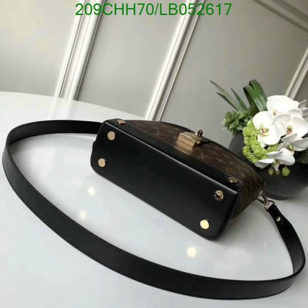 Louis Vuitton 1:1 Mirror Replica Petite Bento Box Handbag Reverse Monogram Canvas LB05261795123