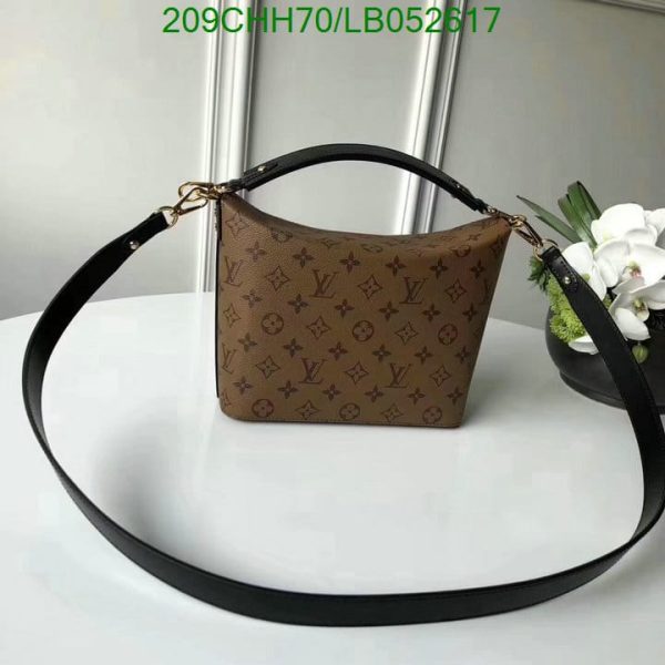 Louis Vuitton 1:1 Mirror Replica Petite Bento Box Handbag Reverse Monogram Canvas LB05261795123