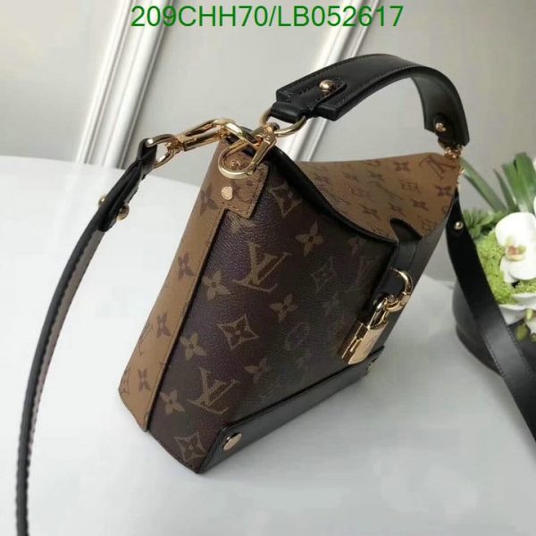 Louis Vuitton 1:1 Mirror Replica Petite Bento Box Handbag Reverse Monogram Canvas LB05261795123