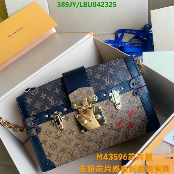 Louis Vuitton 1:1 Mirror Replica Petite Malle Bag LBU0423252365