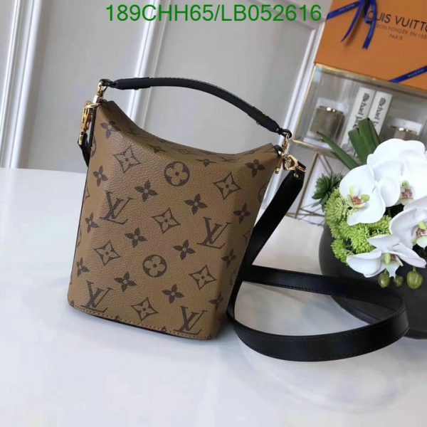 Louis Vuitton 1:1 Mirror Replica Petite Malle Souple Handbag Monogram Canvas LB05261694123