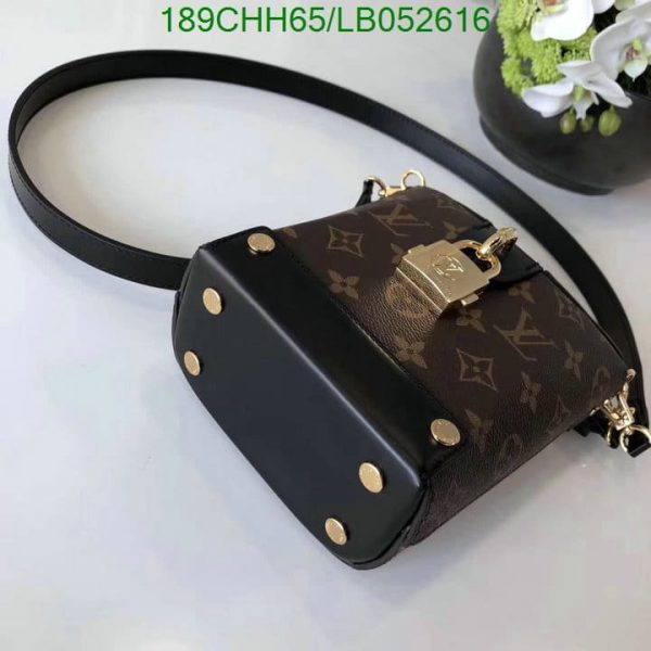 Louis Vuitton 1:1 Mirror Replica Petite Malle Souple Handbag Monogram Canvas LB05261694123