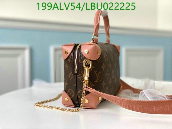 Louis Vuitton 1:1 Mirror Replica Petite Malle Souple Monogram Rose Peche FULLSET LBU0222251932