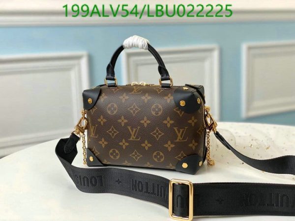 Louis Vuitton 1:1 Mirror Replica Petite Malle Souple Monogram Rose Peche FULLSET LBU0222251932