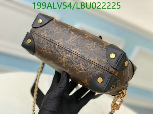 Louis Vuitton 1:1 Mirror Replica Petite Malle Souple Monogram Rose Peche FULLSET LBU0222251932